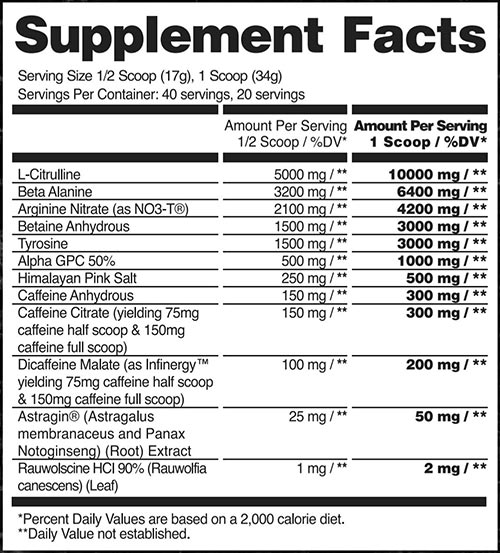 Apollon Nutrition Fck Mediocre Label