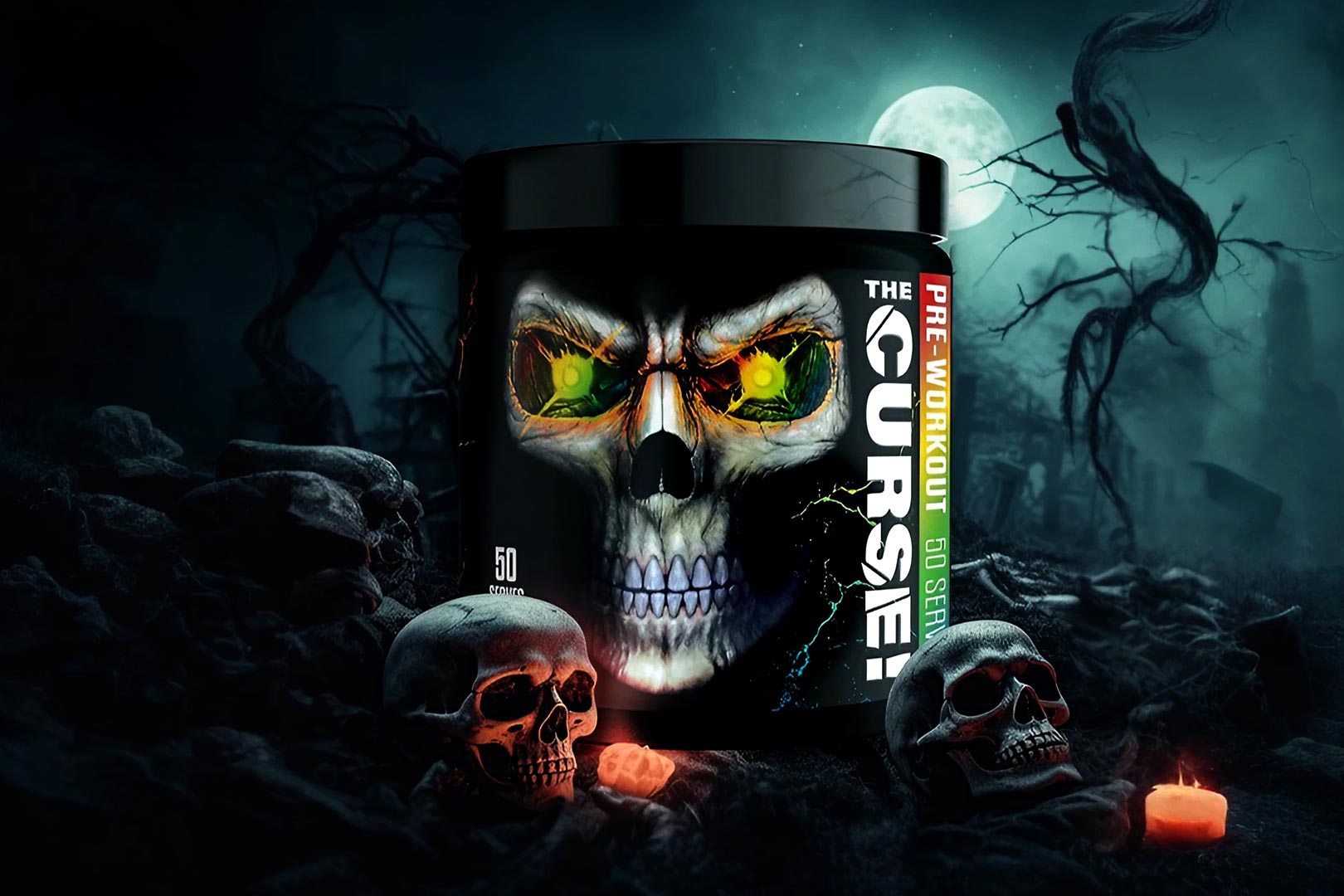 JNX Sports The Curse! Skull Shaker - Black