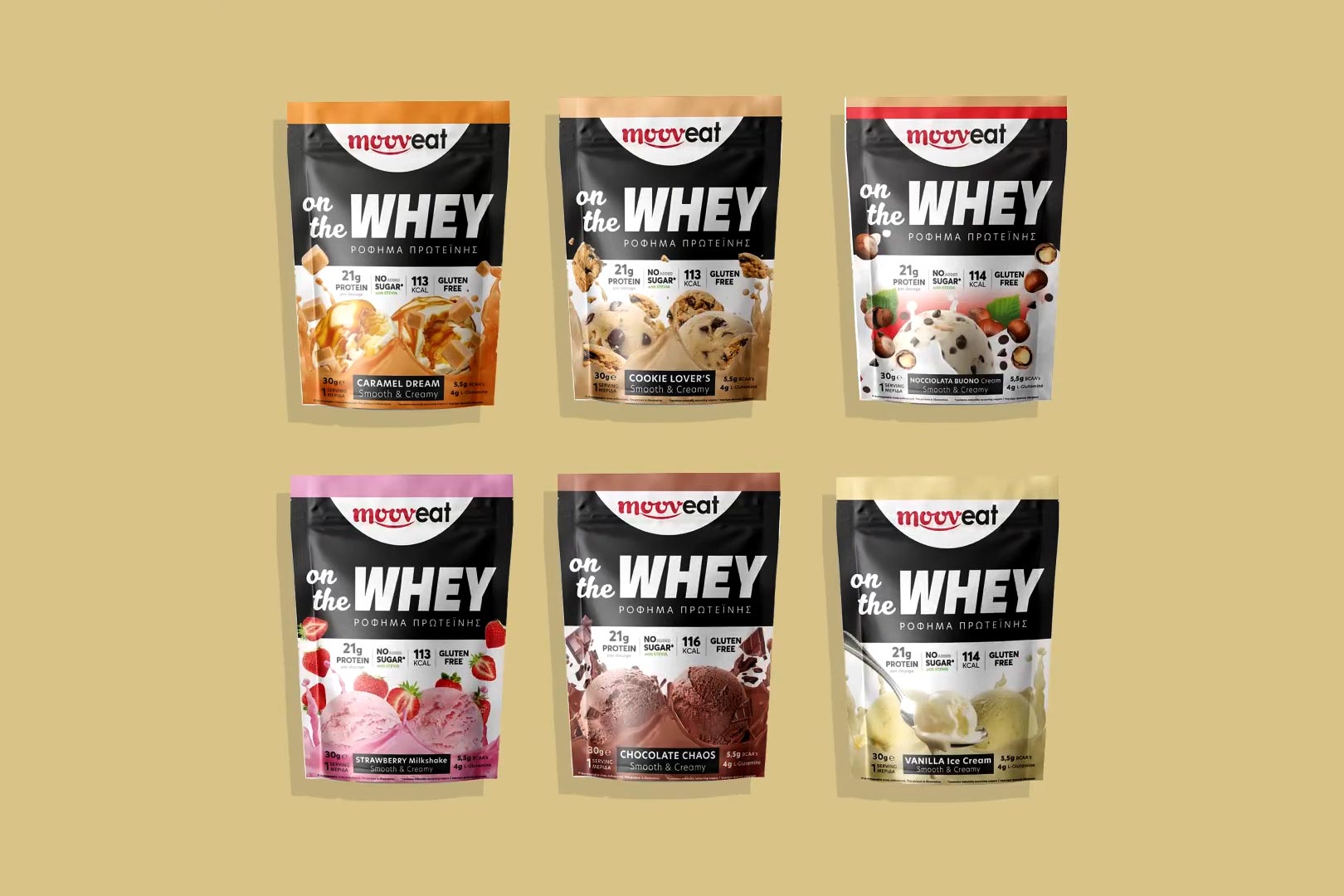 Mooveat On The Whey Protein Powdfer