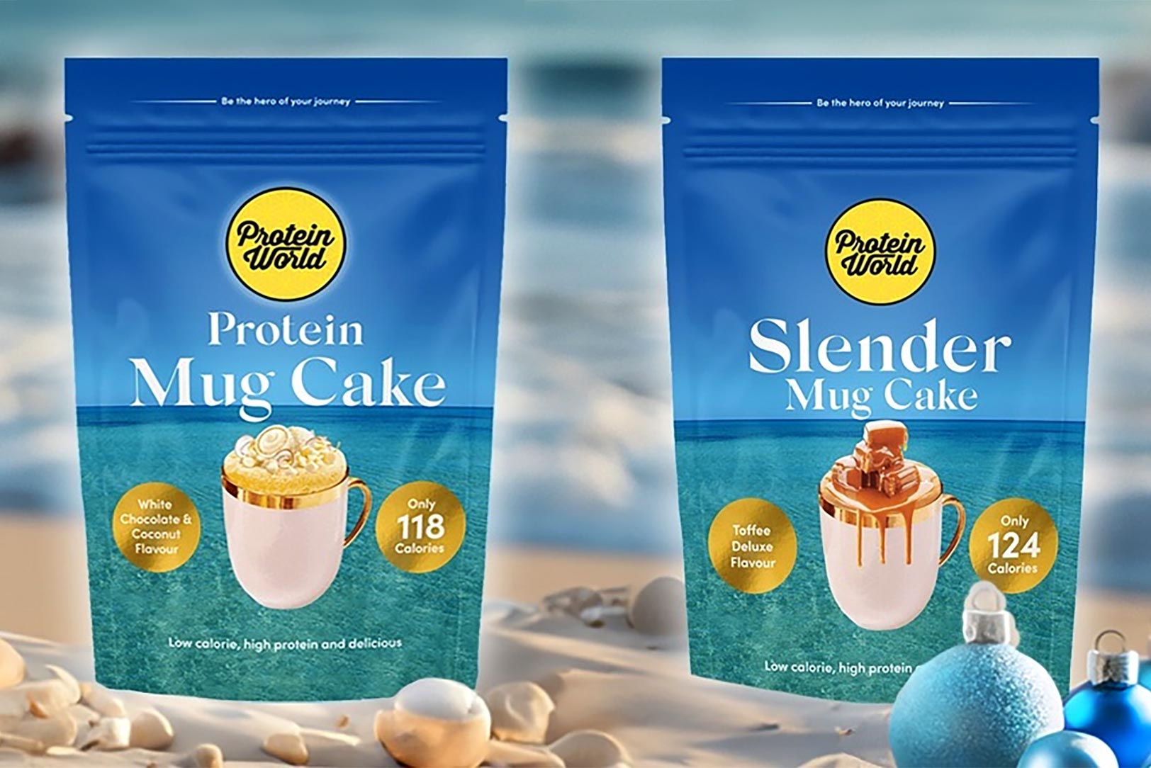 Protein World White Chocolate Coconut Slender Mug Cake