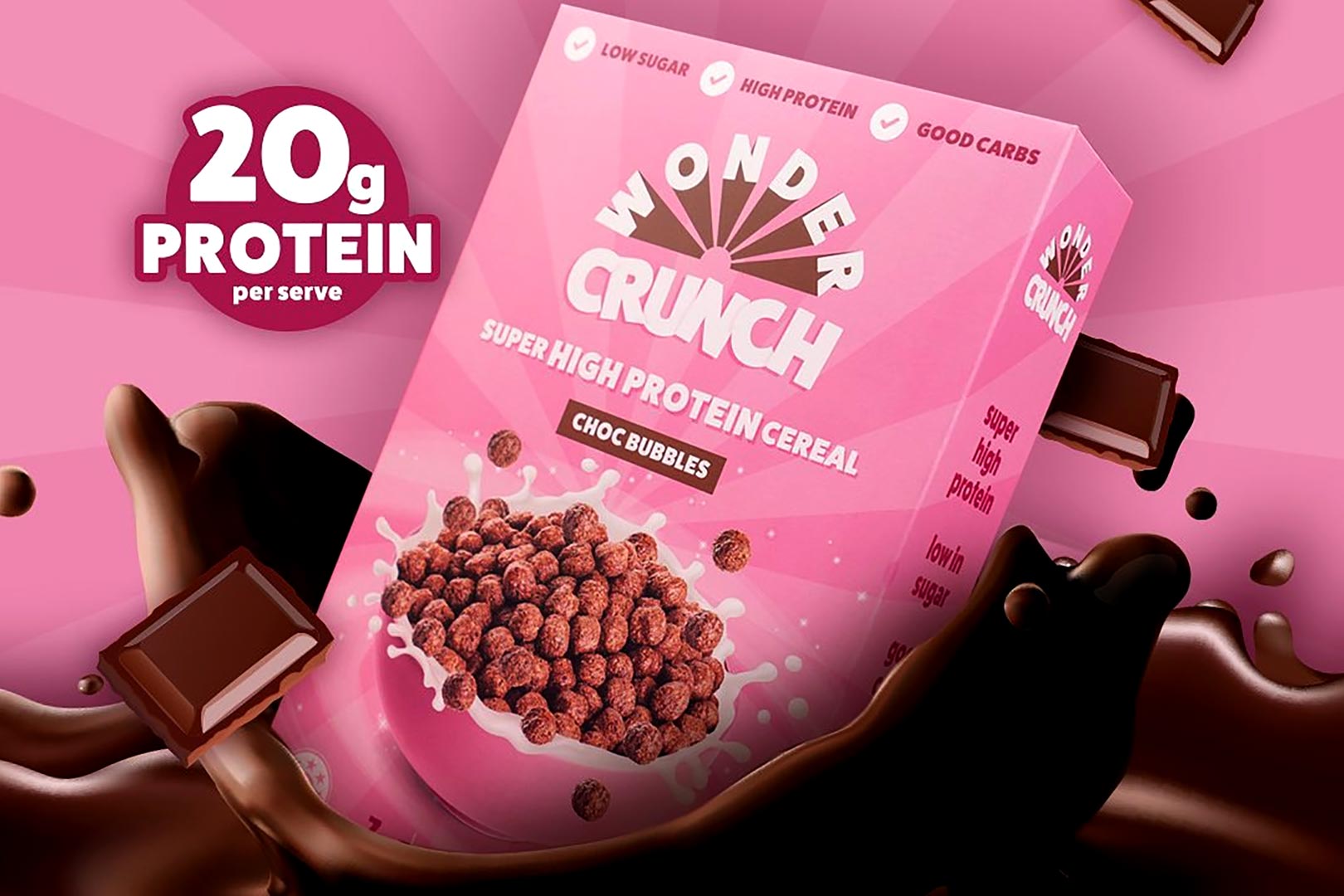 Wondercrunch Super High Protein Cereal