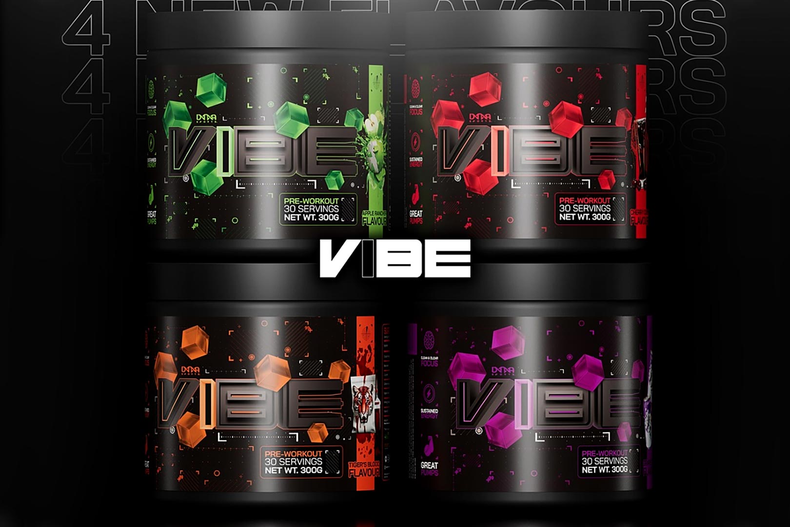 Dna Sports Four More Flavors Of Vibe