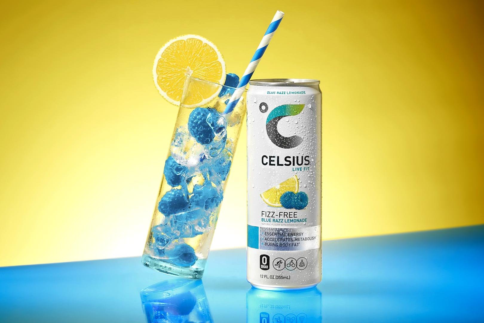 Fizz Free Celsius Blue Razz Lemonade