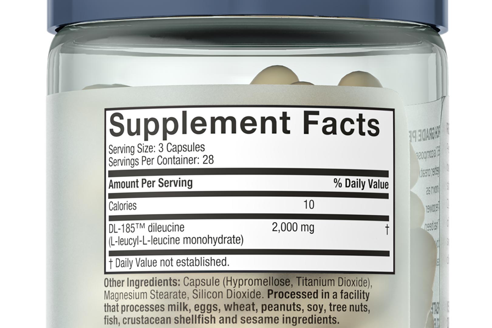 Muscletech Peptide 185 Label