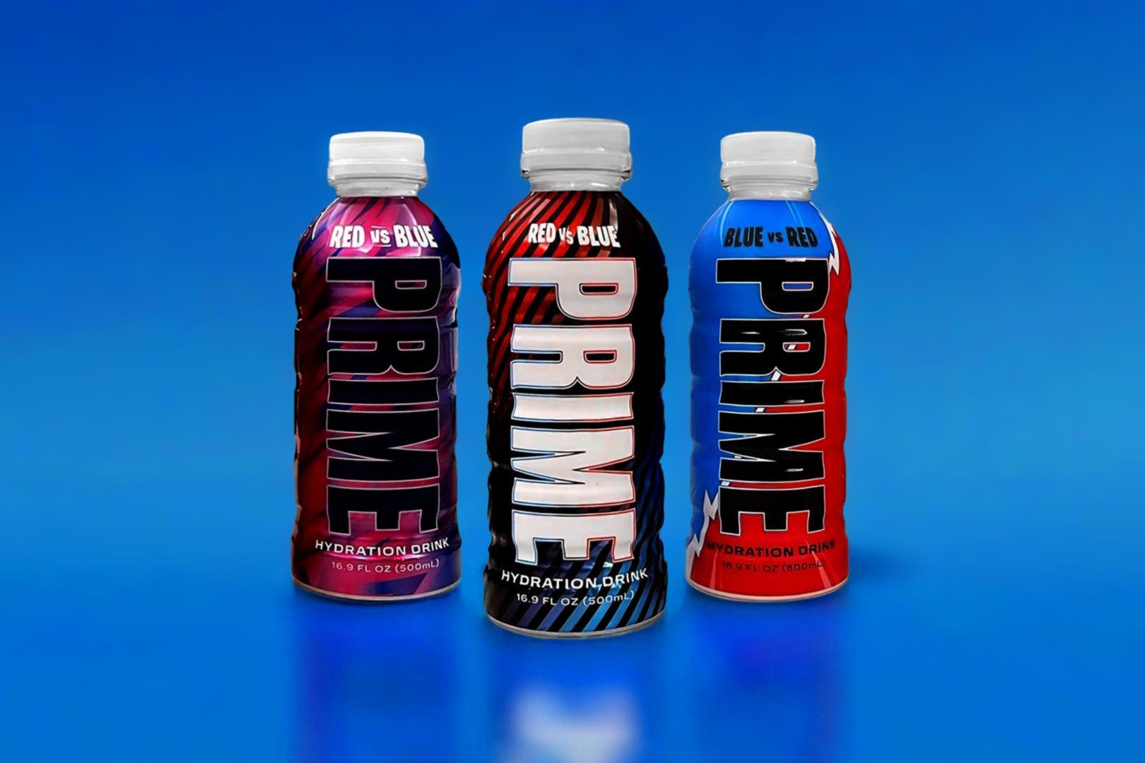 Red Vs Blue Prime Hydration Drinks