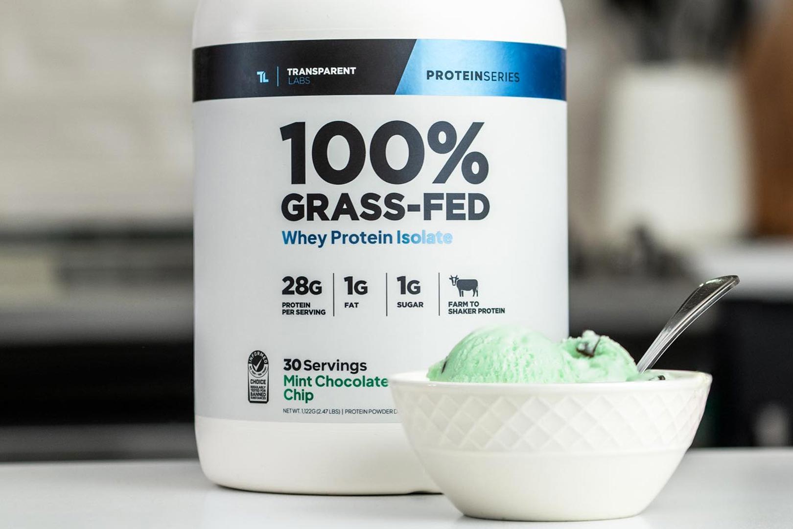 Transparent Labs Mint Chocolate Chip Grass Fed Isolate