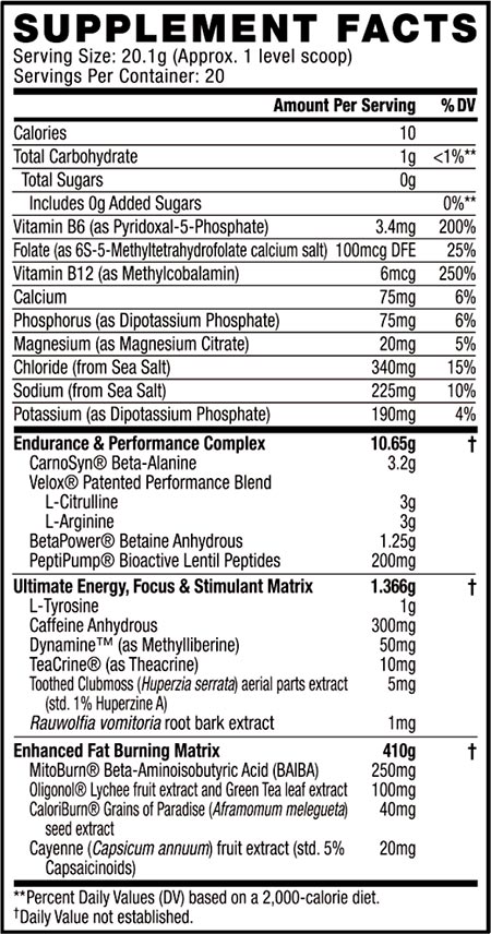 C4 Ultimate Shred Label