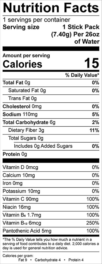 Devotion Nutrition Hydroflex Label