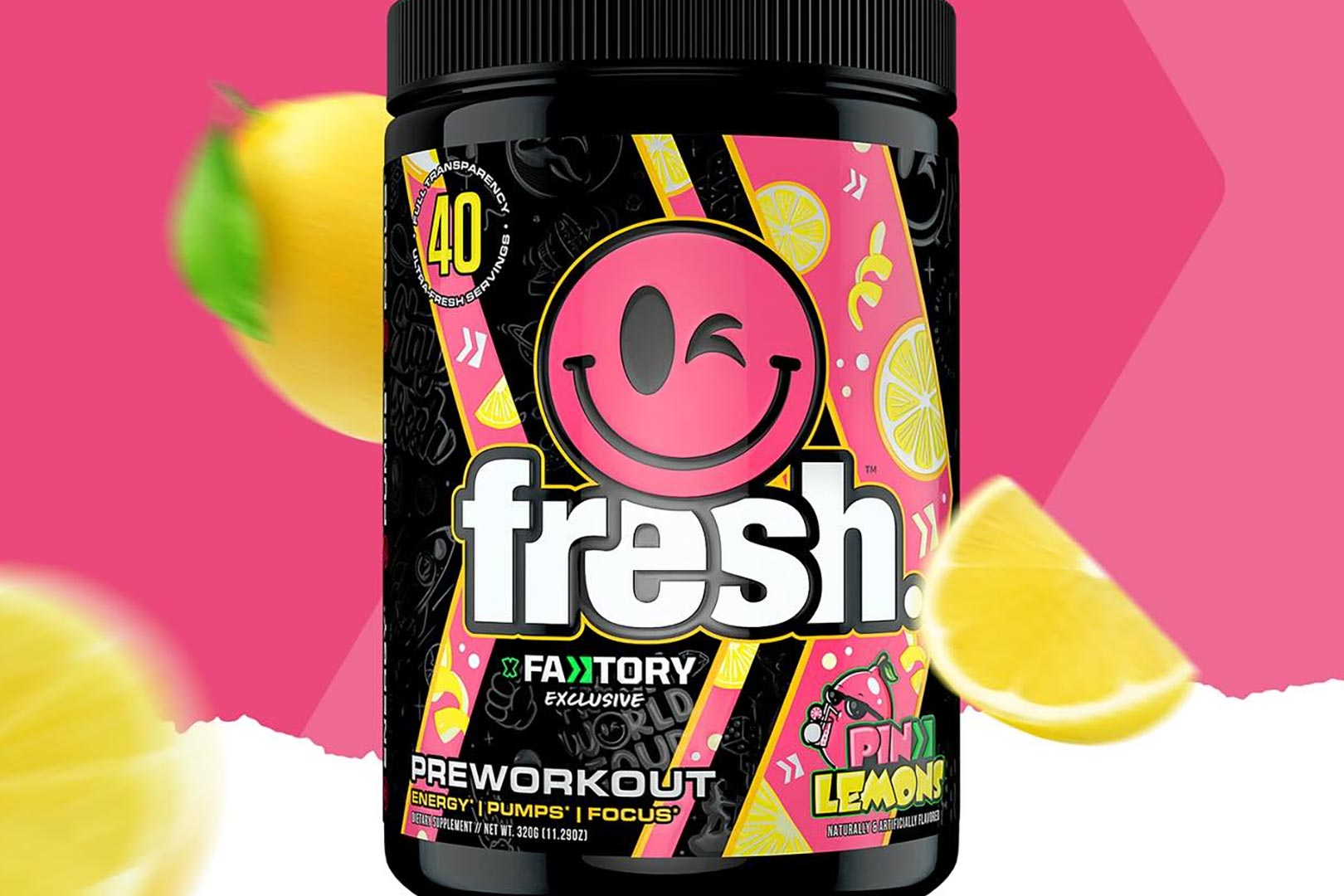 Fresh Supps X Nutrition Factory Pink Lemonade Pre Workout