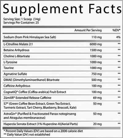 Frontline Formulations Operation Delirium Label