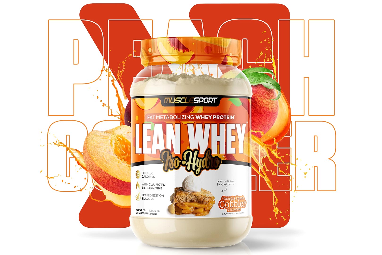 Georgia Peach Cobbler Lean Whey