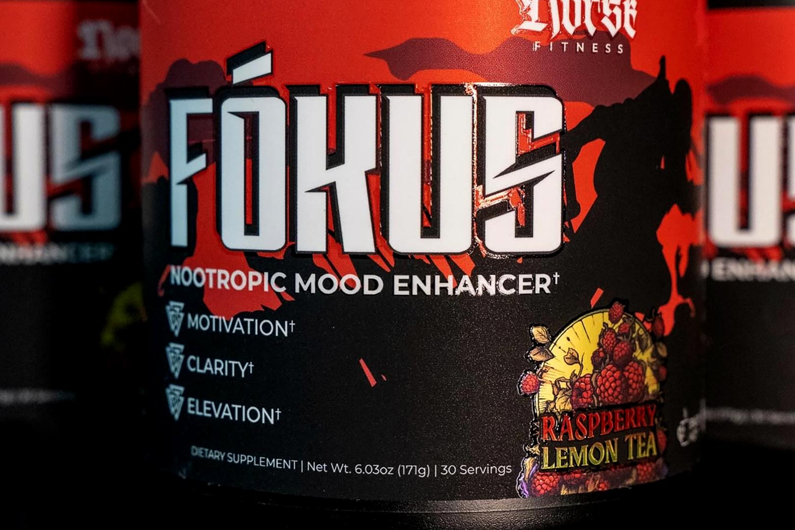 Norse Fitness Raspberry Lemon Tea Fokus