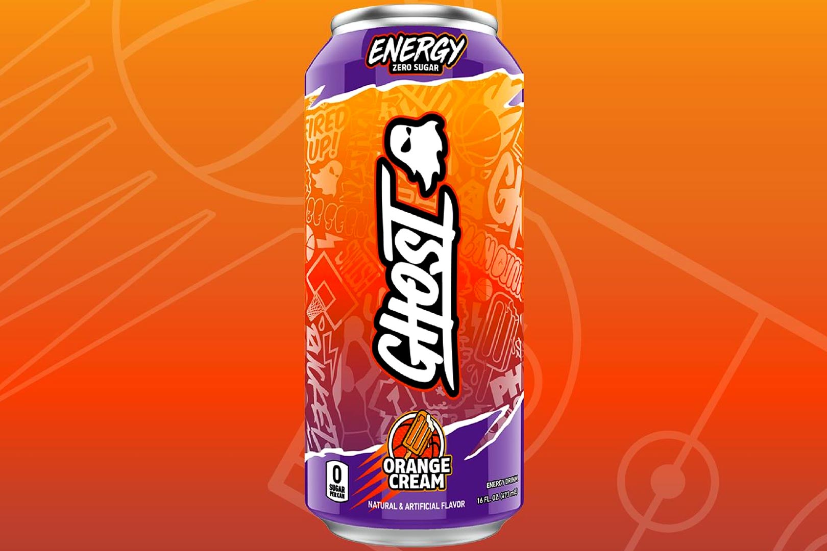 Phoenix Suns Orange Cream Ghost Energy Drink