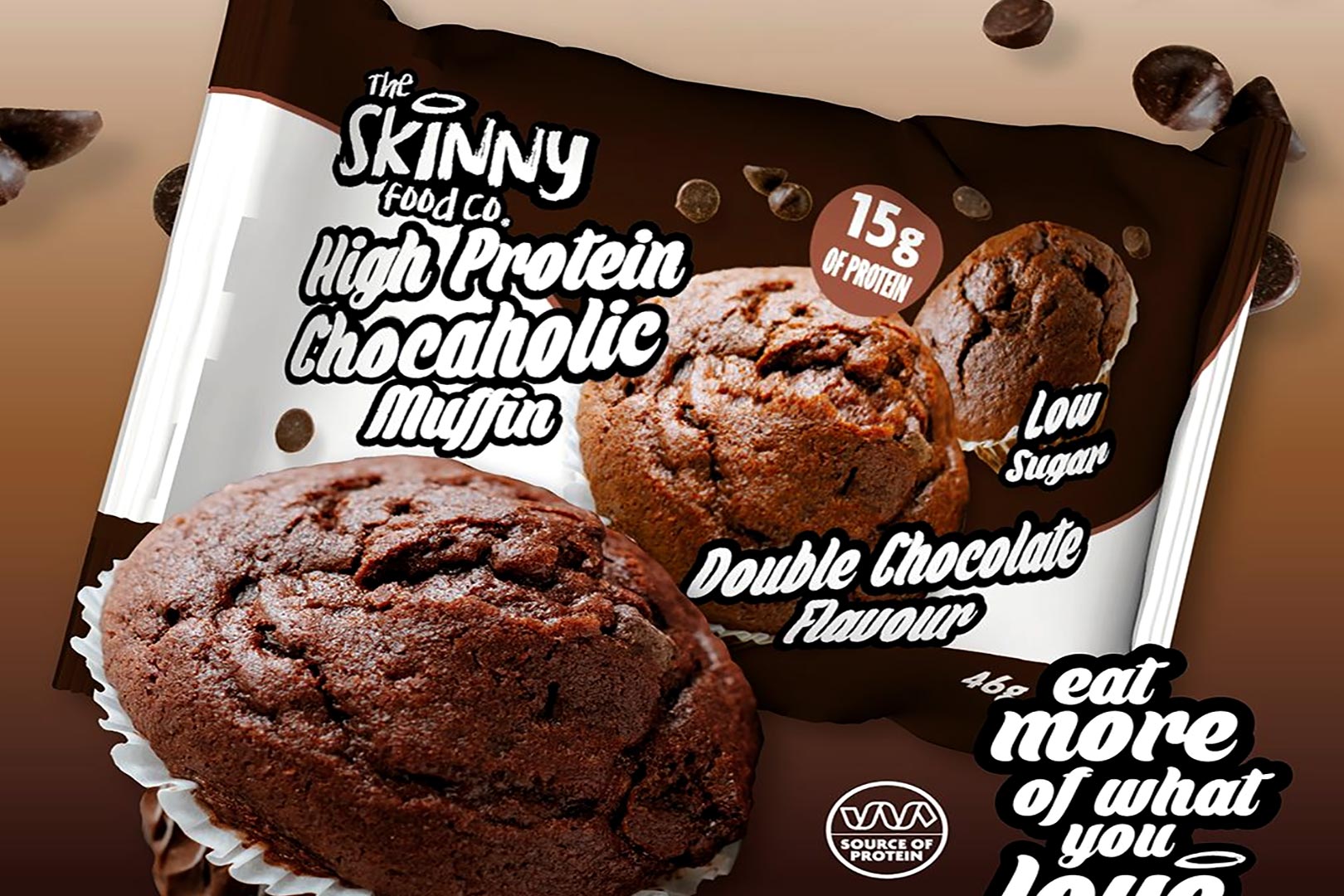 The Skinny Food Co High Protein Chocaholic Muffin