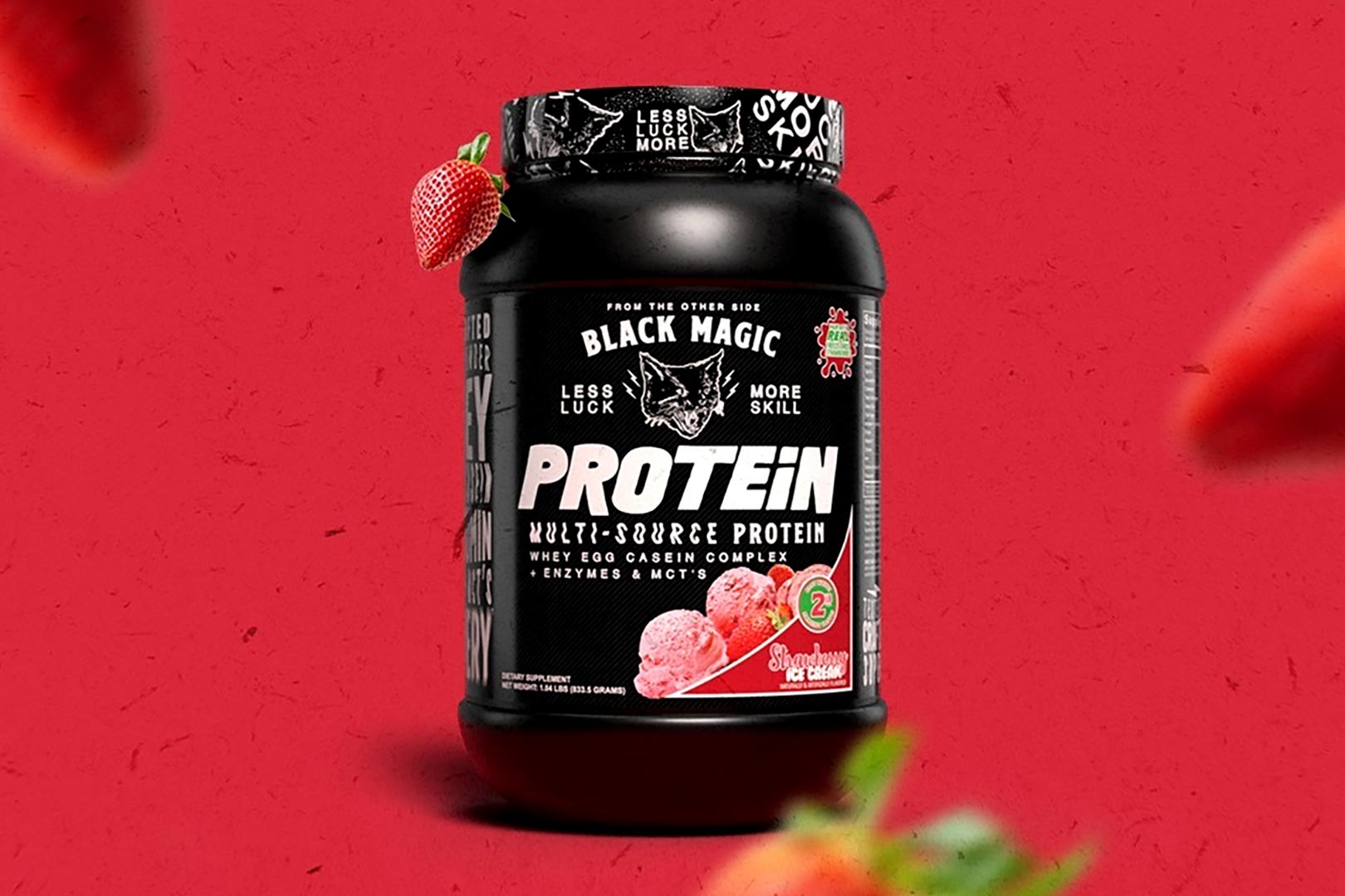 Black Magic Strawberry Ice Cream Protein