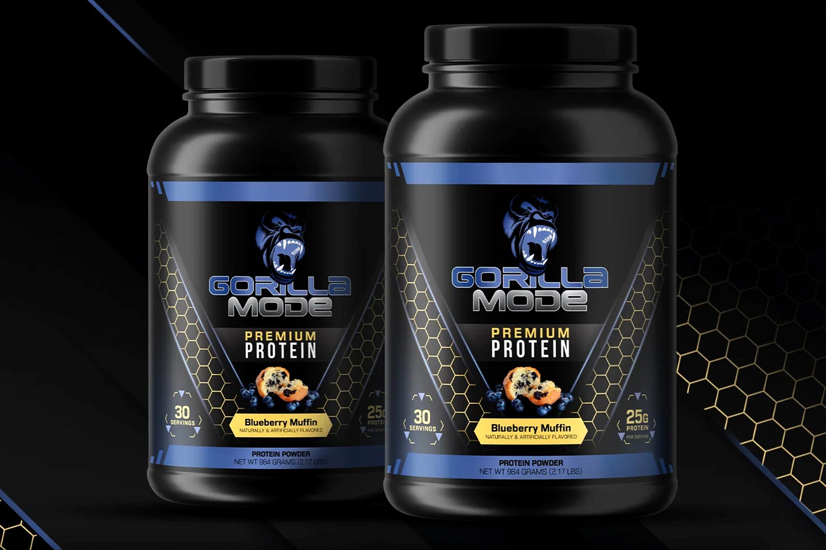 Gorilla Mode Blueberry Muffin Premium Protein