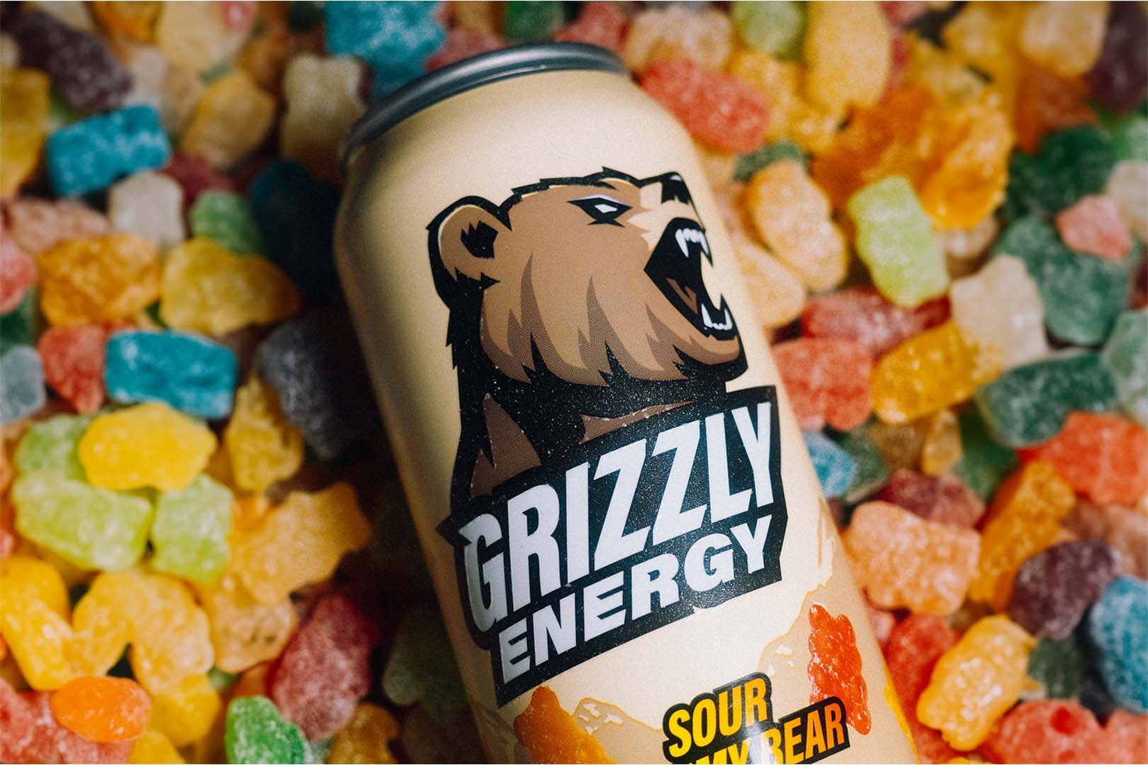 Sour Gummy Bear Grizzly Energy Drink