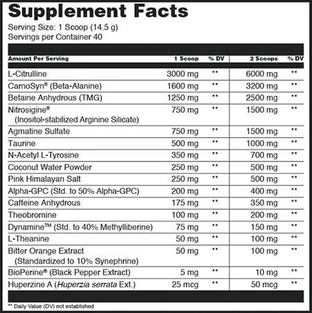 Amazing Muscle Per Boost Extreme Label