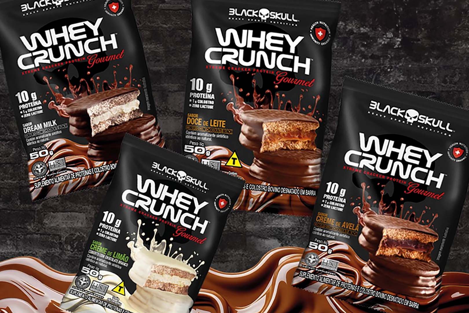 Black Skull Whey Crunch Protein Snack