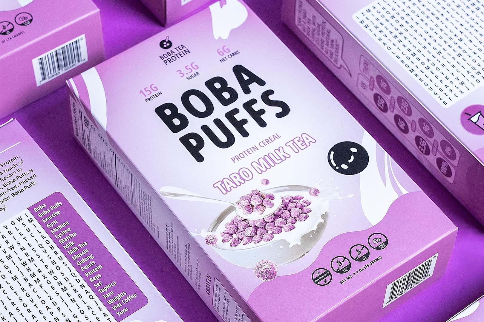 Boba Puffs Protein Cereal