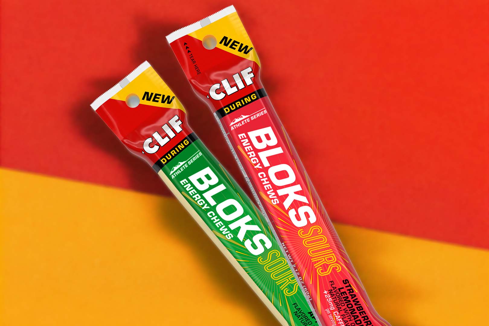 CLIF Bloks introduces Sour Green Apple and Sour Strawberry