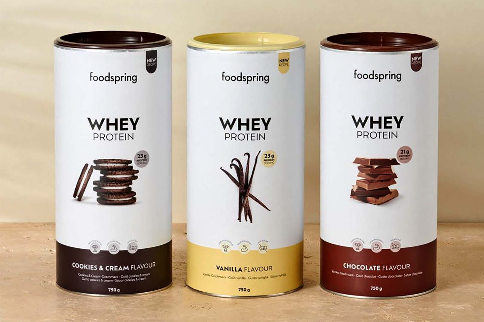 Foodspring Improves Whey Protein