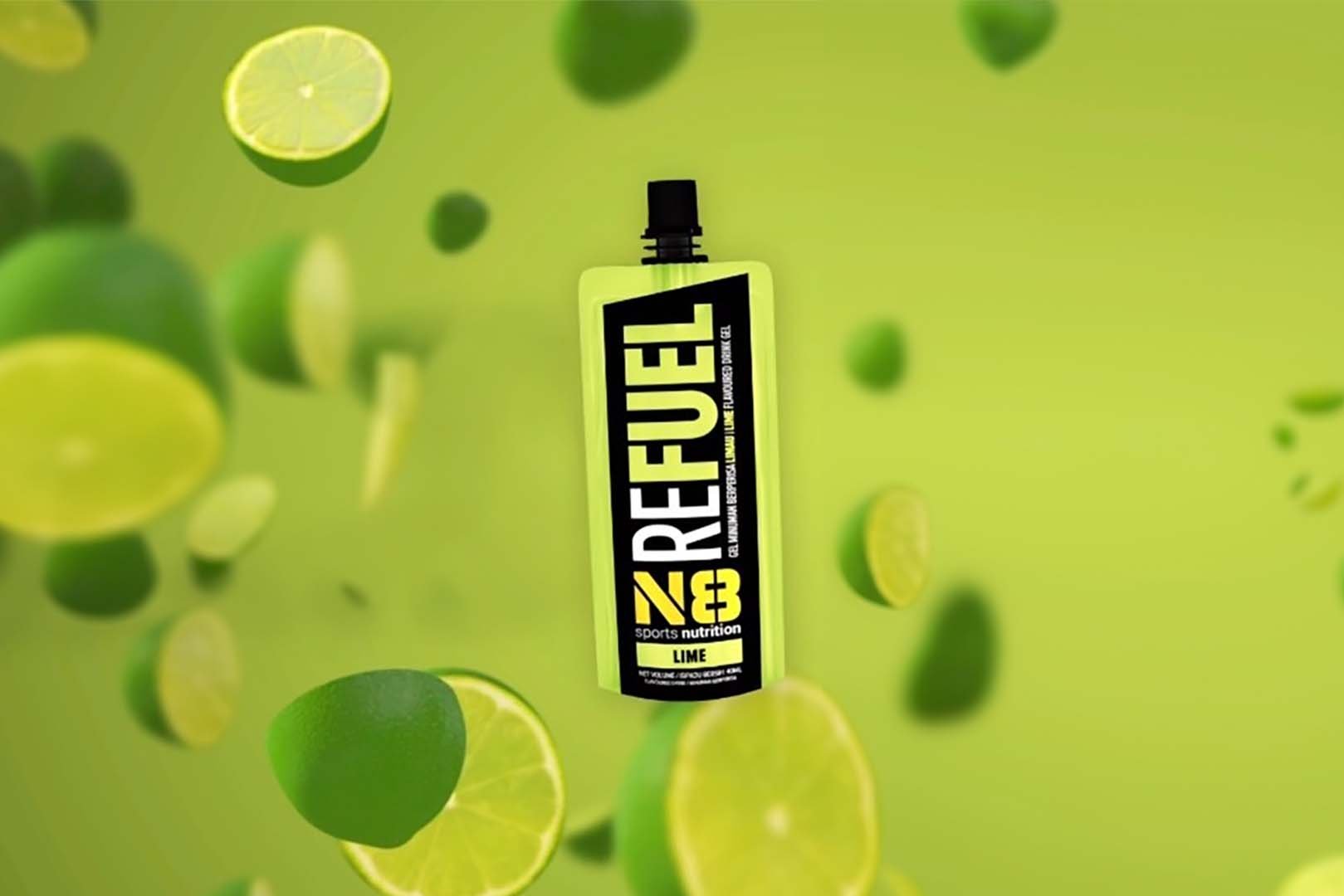 Lime N8 Refuel Energy Gel