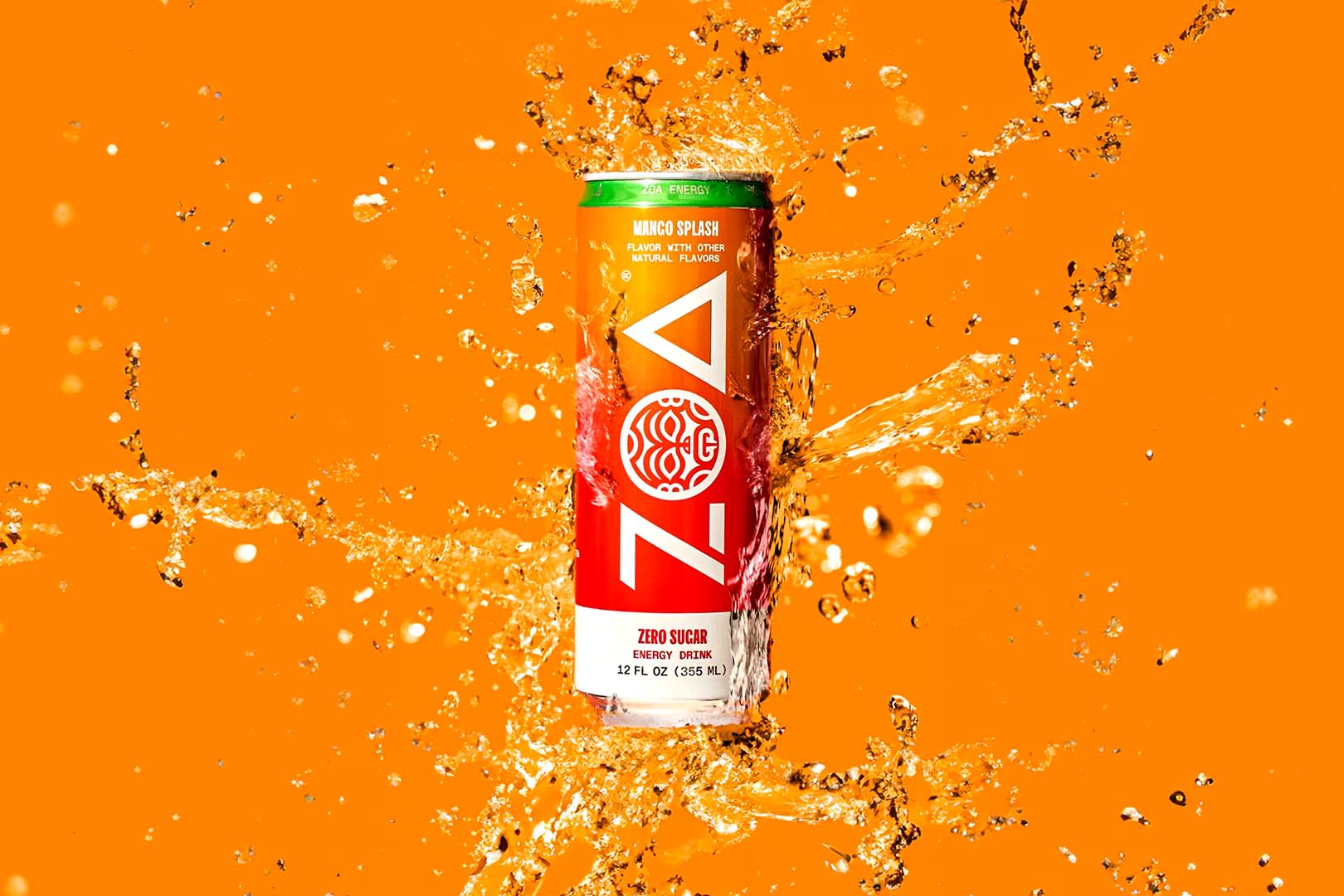 Mango Splash Zoa Energy Drink