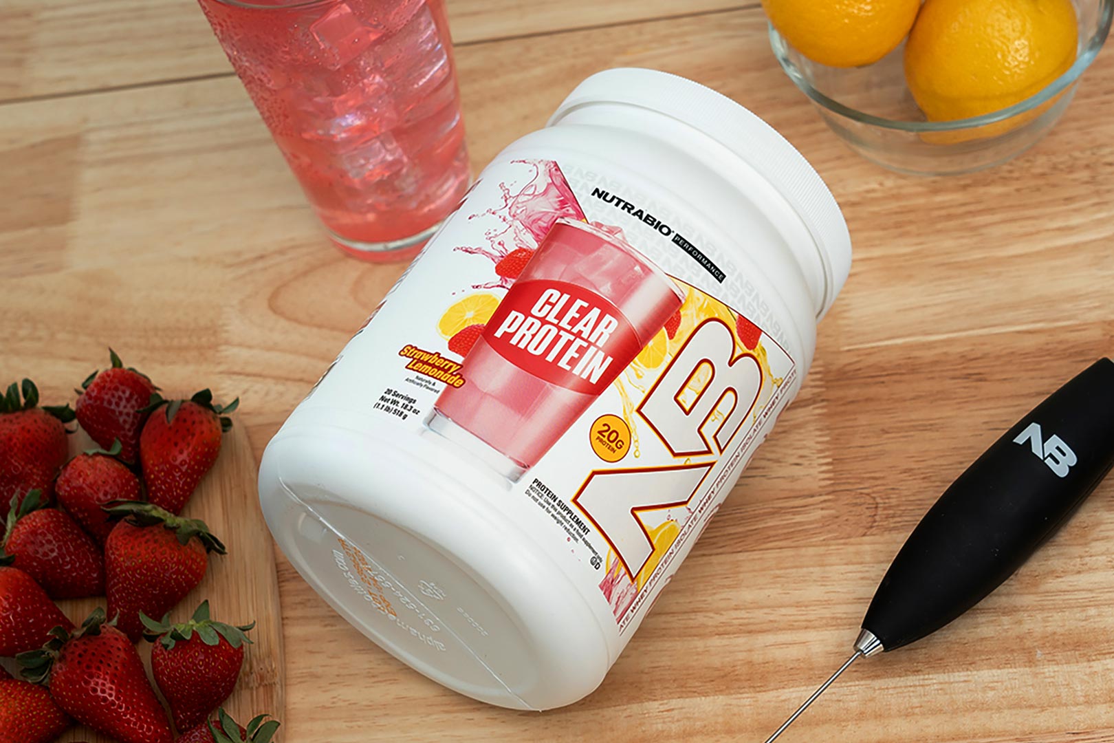 Nutrabio Strawberry Lemonade Clear Protein