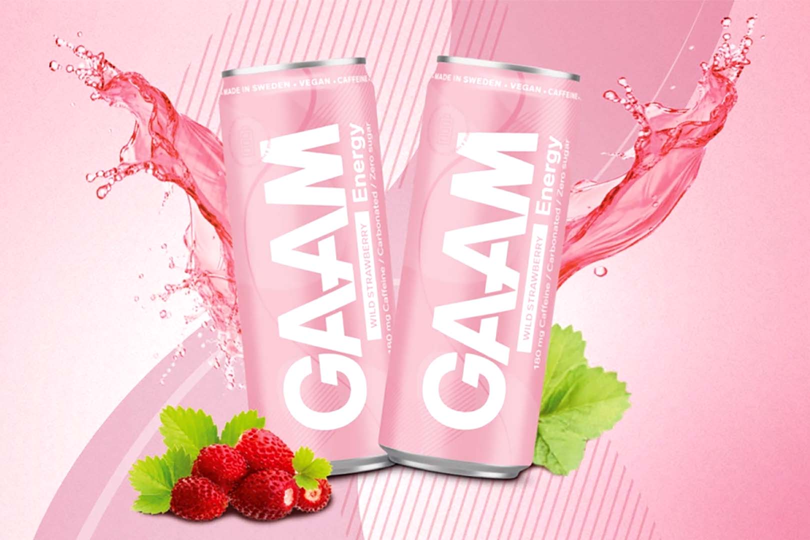 Wild Strawberry Gaam Energy Drink