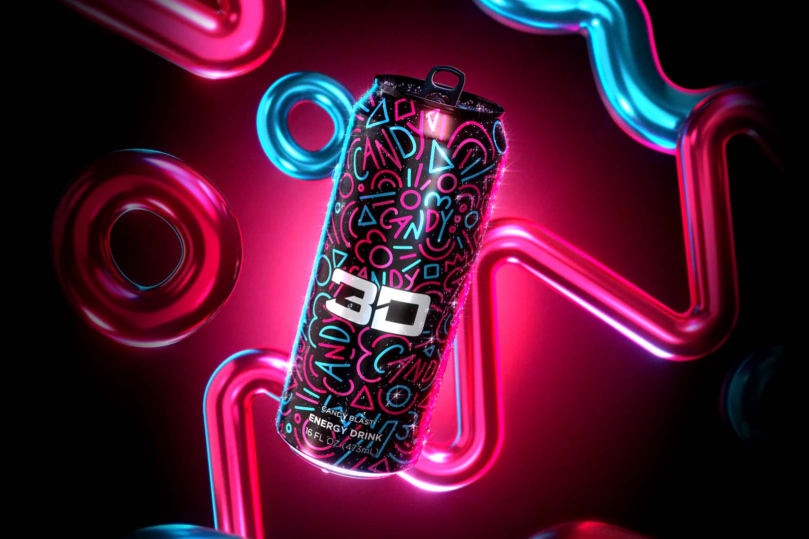 Candy Blast 3d Energy Drink