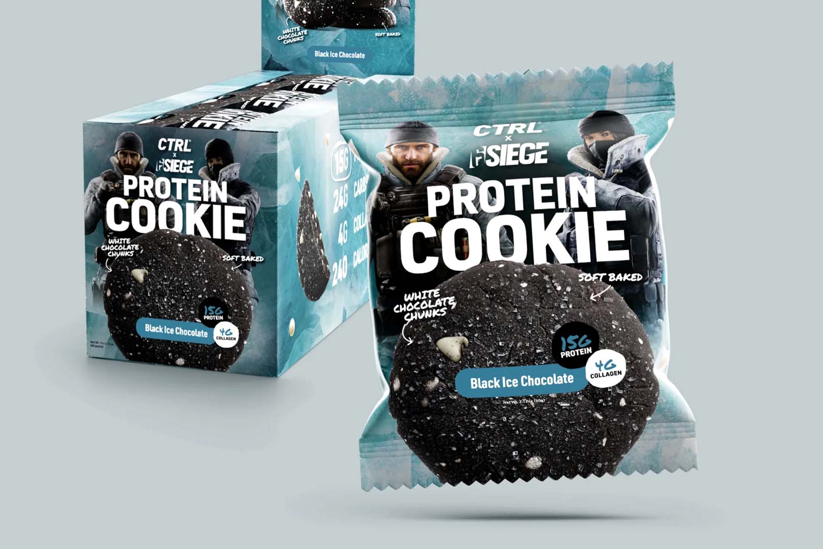 Ctrl X Rainbow Six Black Ice Chocolate Cookie