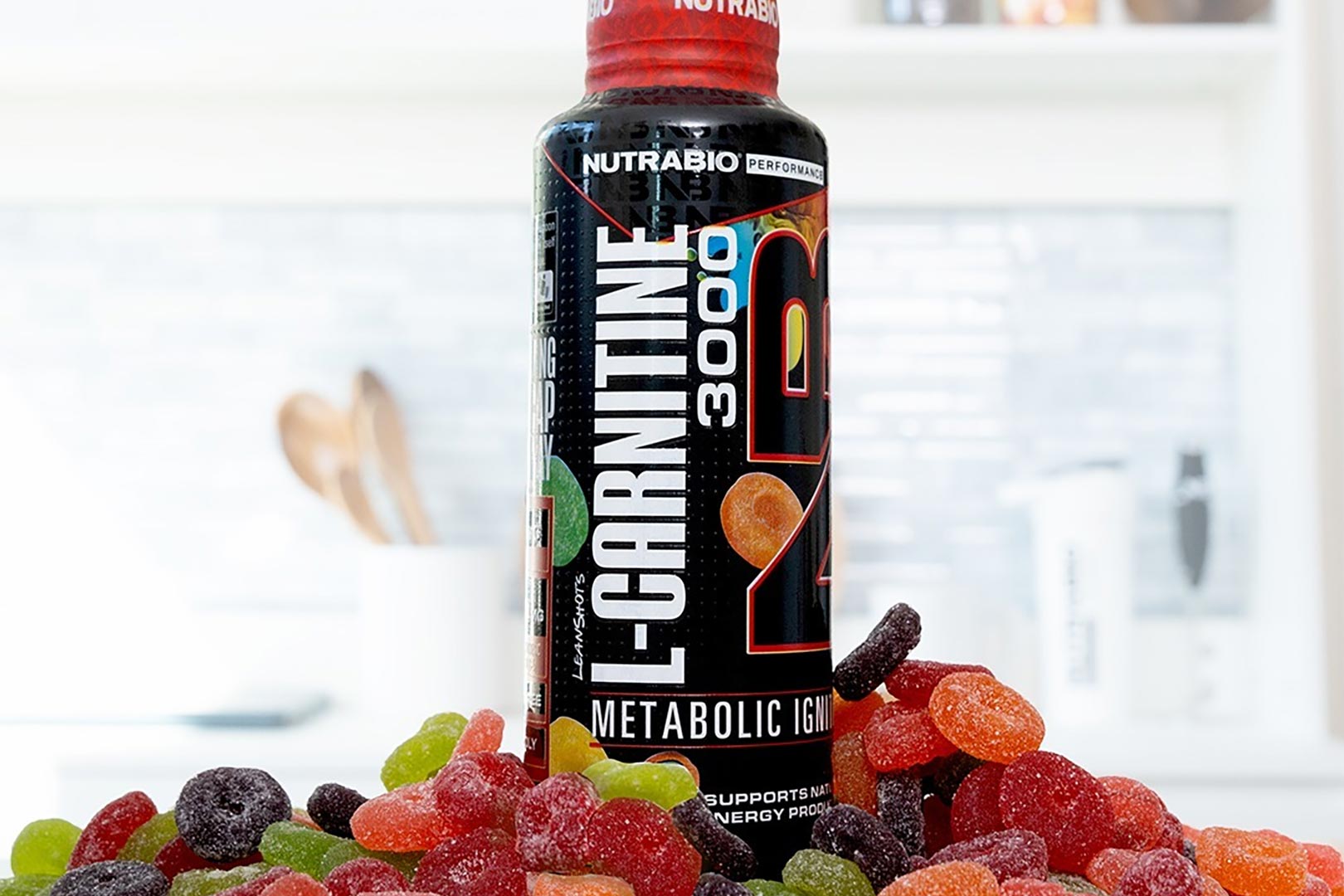 Sour Gummy Candy Nutrabio Liquid Carnitine