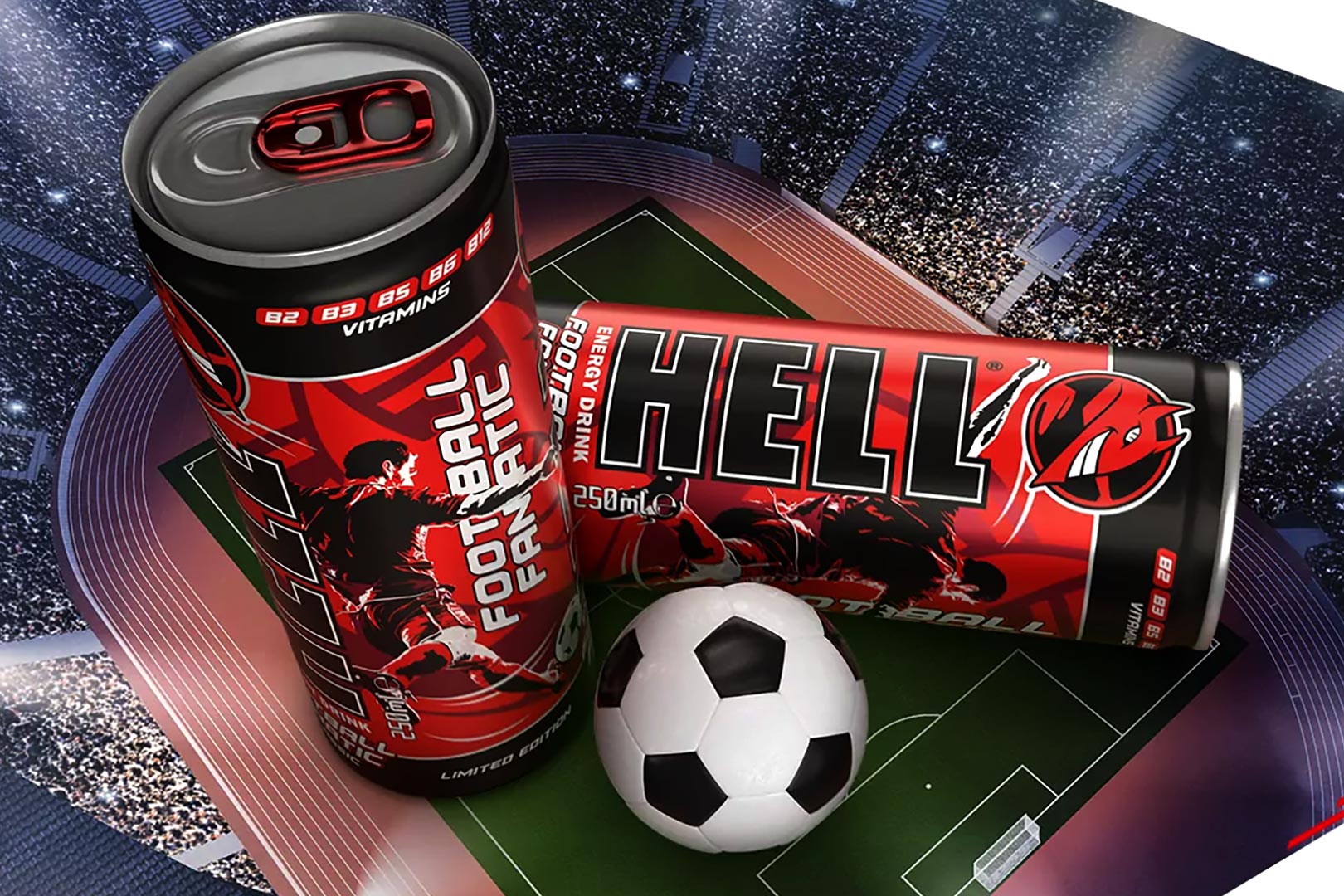 Football Fanatic Hell Energy Drink