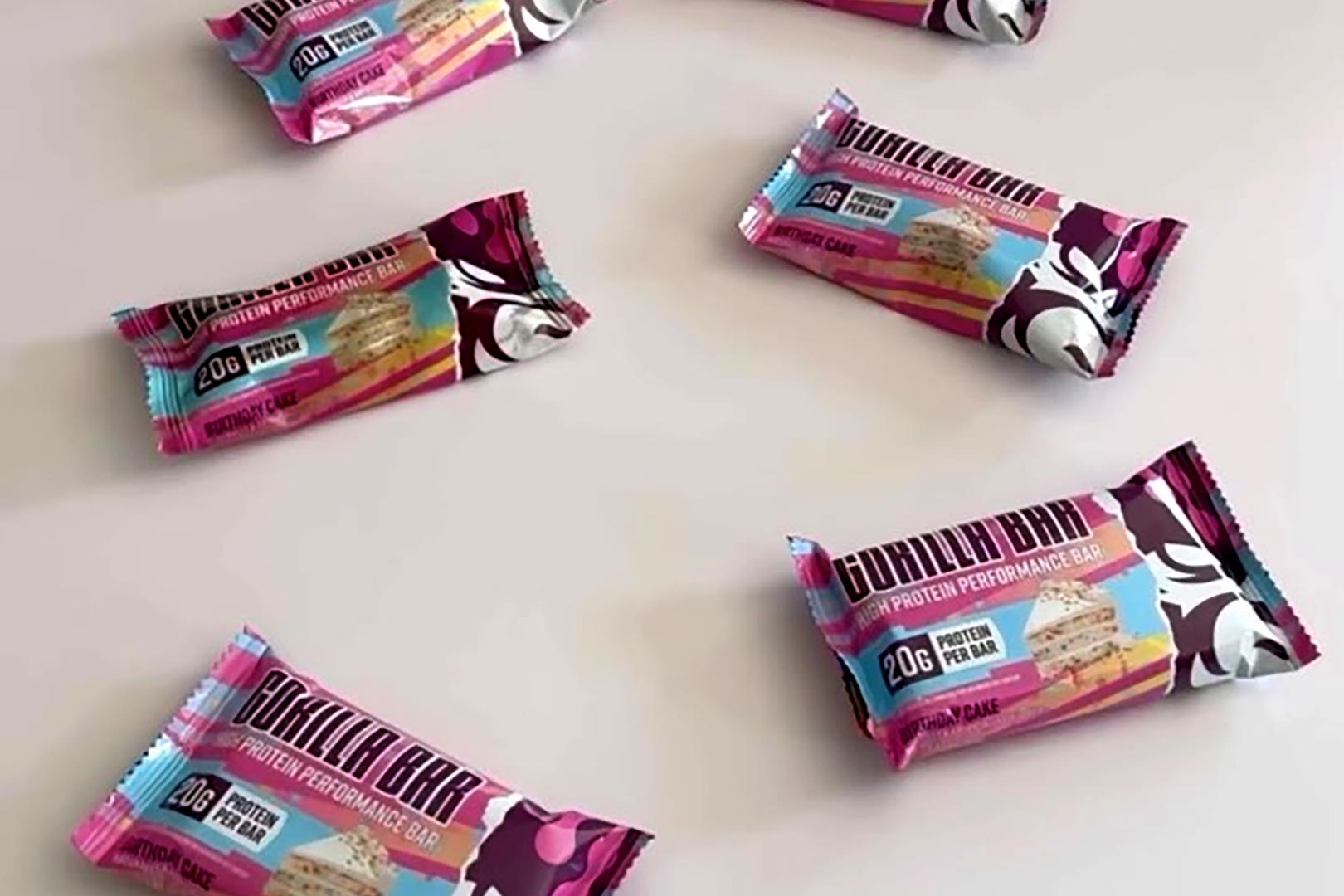 Gorilla Mind Birthday Cake Protein Powder And Bar