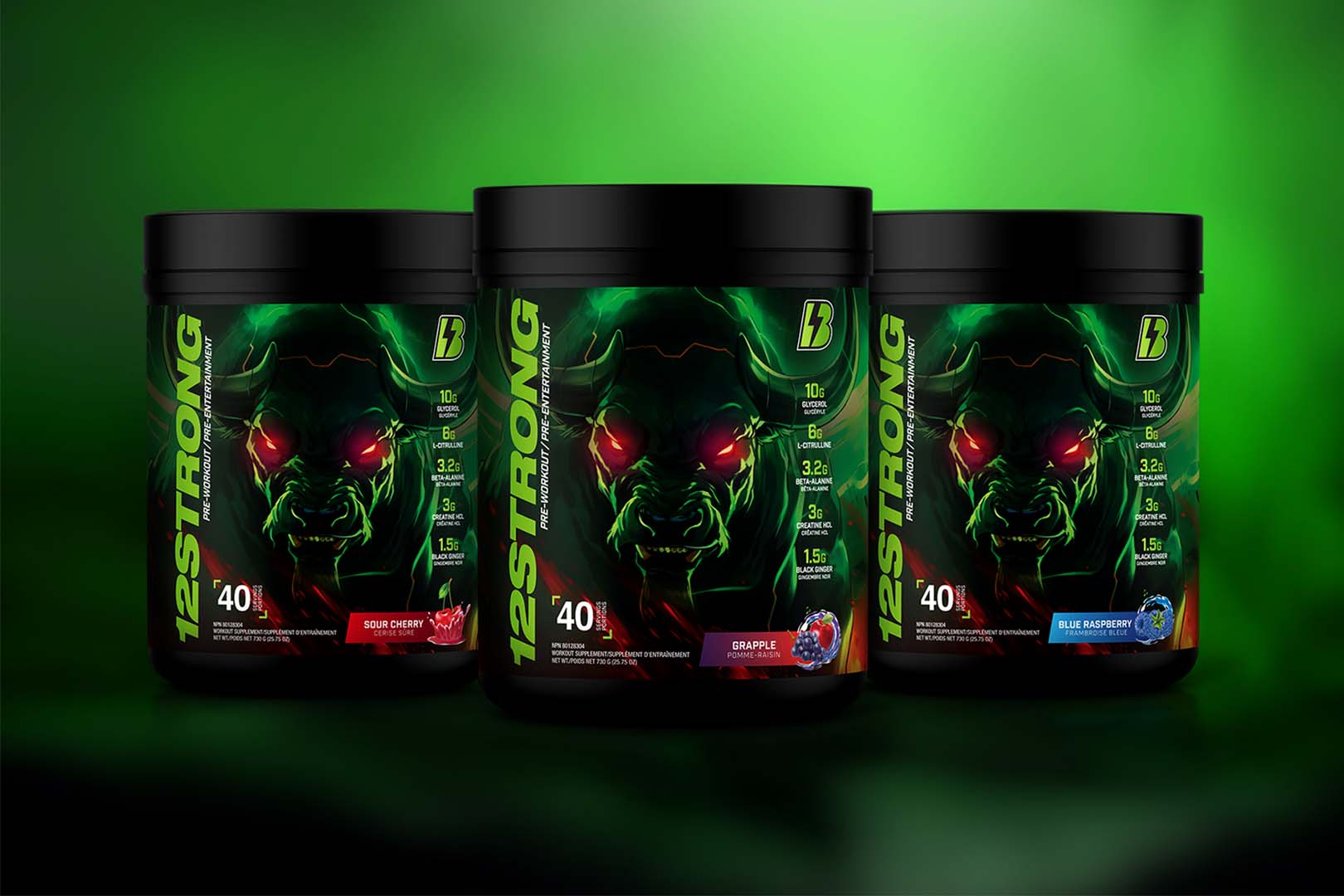Bull Nutrition Rebranding On 12 Strong