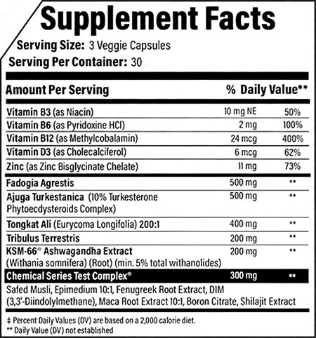 Chaos And Pain Cannibal Test Label