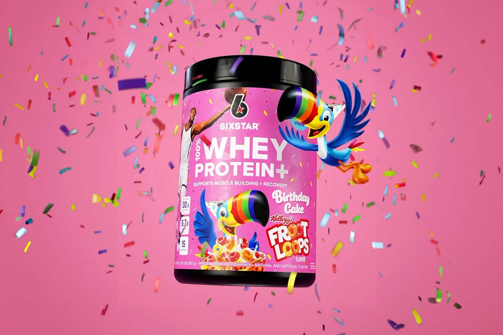 Six Star Birthday Cake Froot Loops Whey Protein
