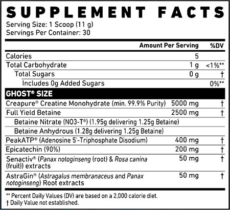 Ghost Size V3 Label