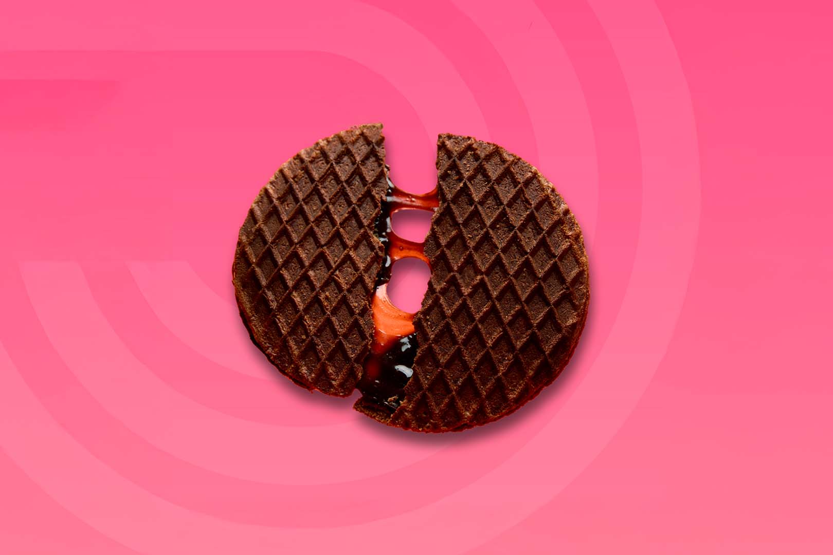 Chocolate Brownie Podium Stroopwafel