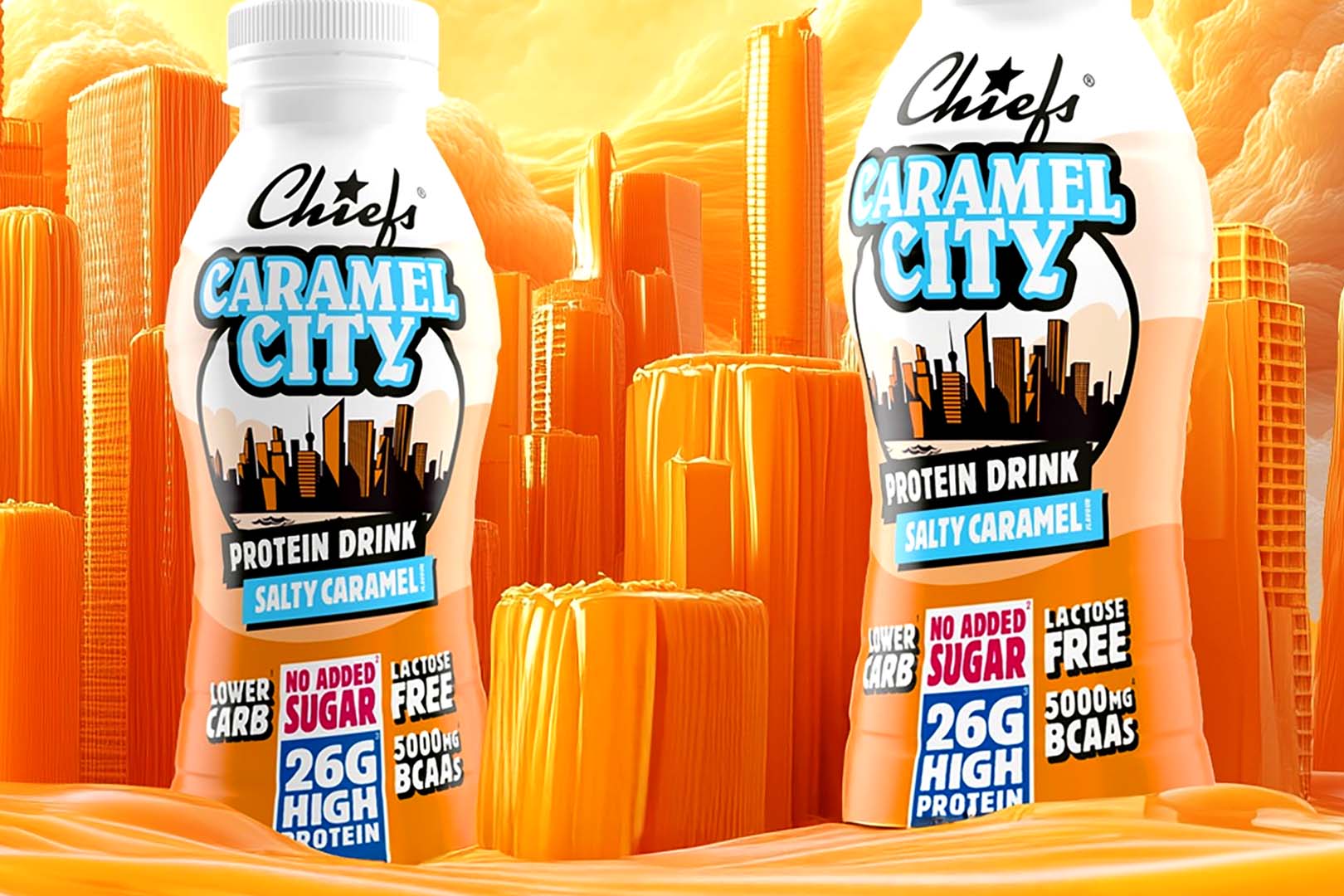 Caramel City Chierfs Protein Shake