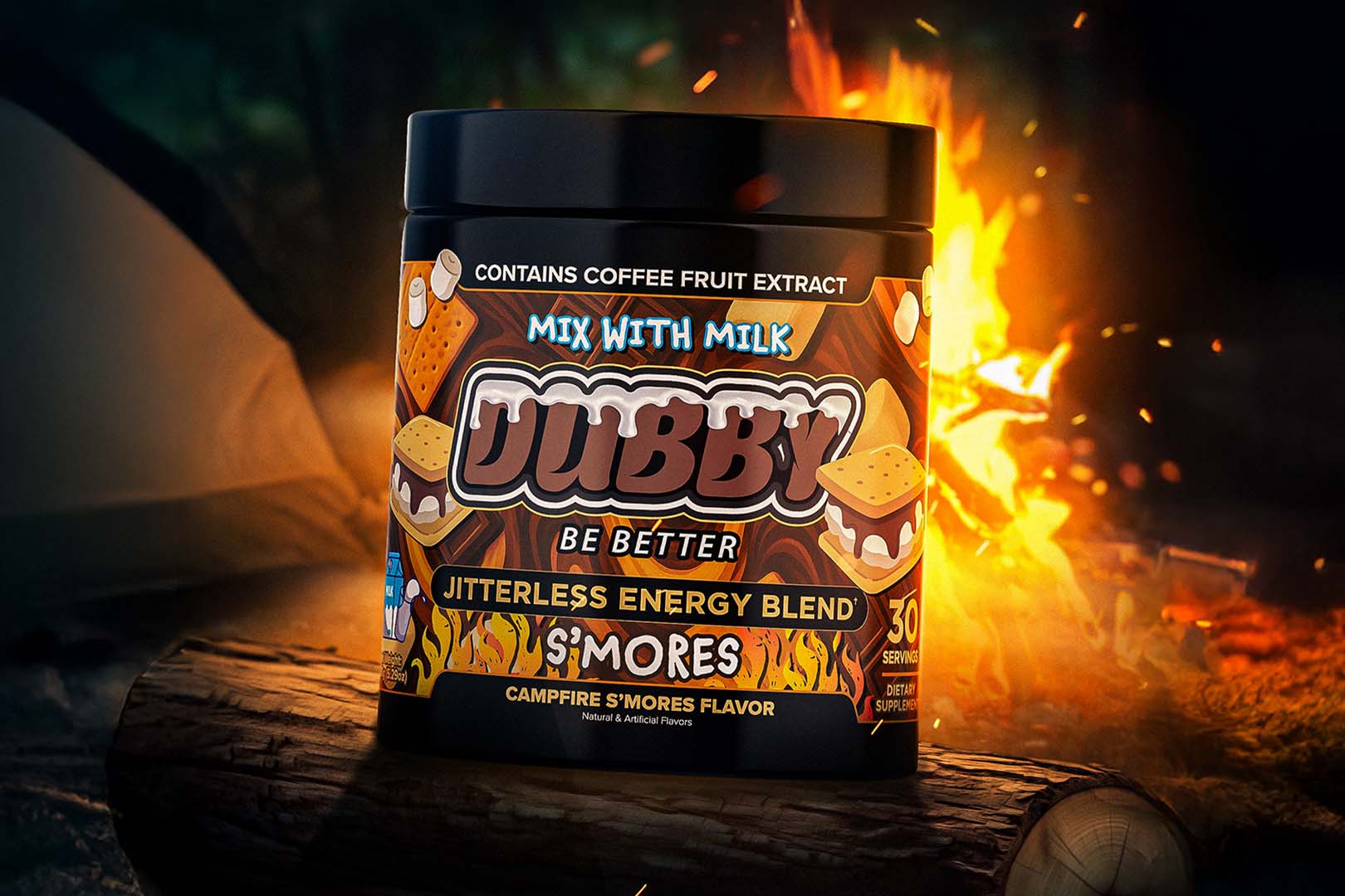 Smores Dubby Energy Drink Tub