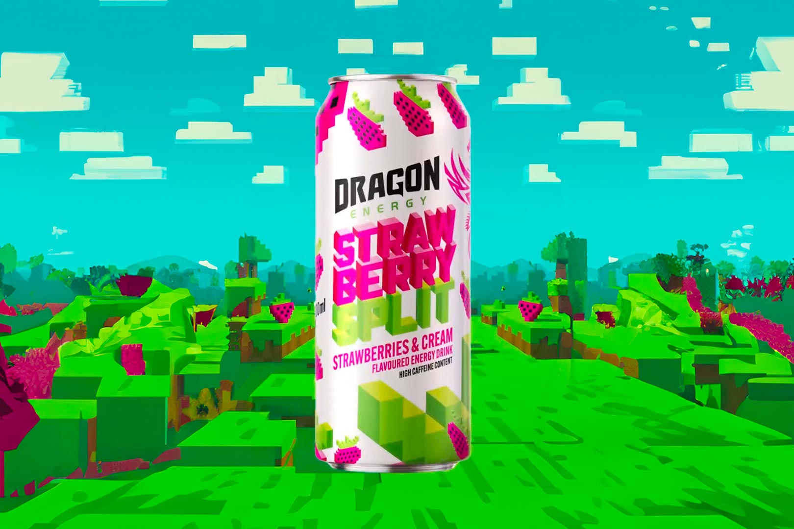Strawberry Split Dragon Energy Drink