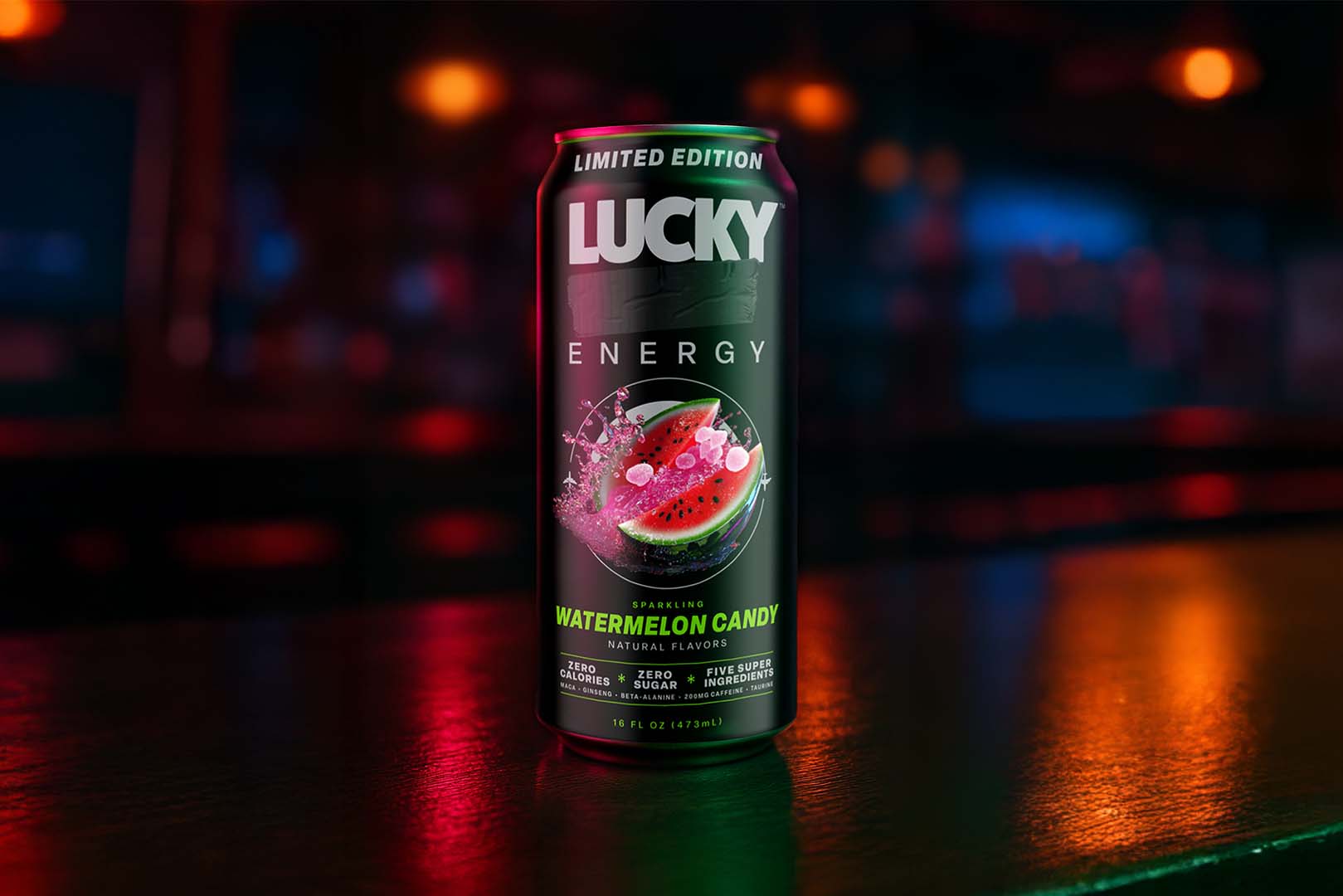 Watermelon Candy Lucky Fck Energy Drink