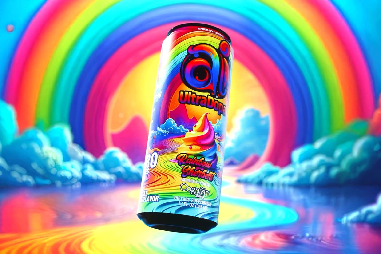 Ai Ultradopa Energy Drink Rainbow Sherbet