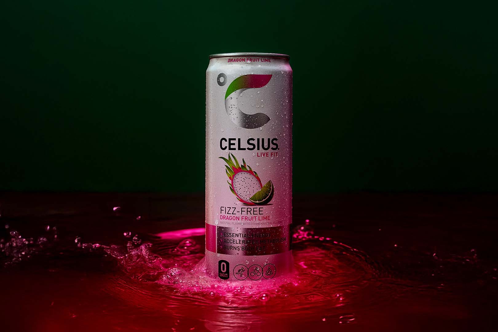 Celsius Fizz Free Dragon Fruit Lime