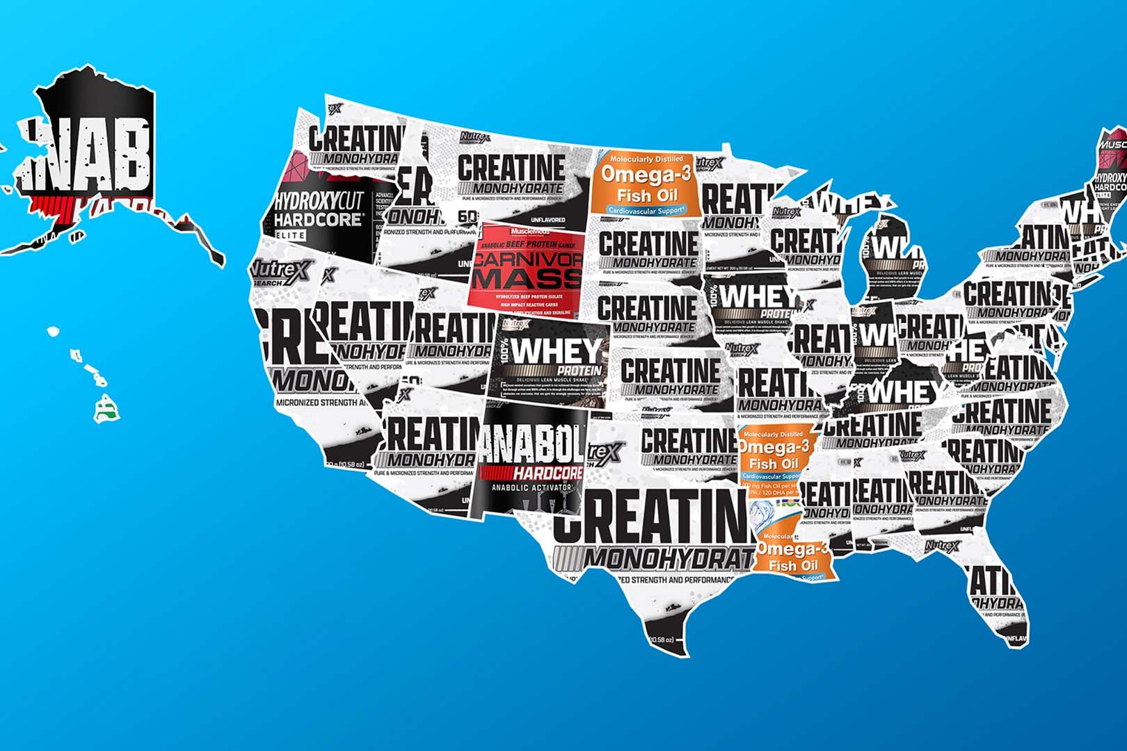 Muscle Strength Top Selling Map