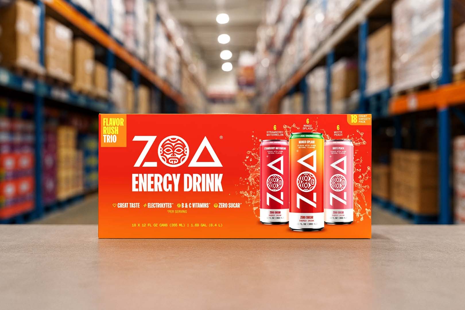 Zoa Energy Drink Bundle At Costco