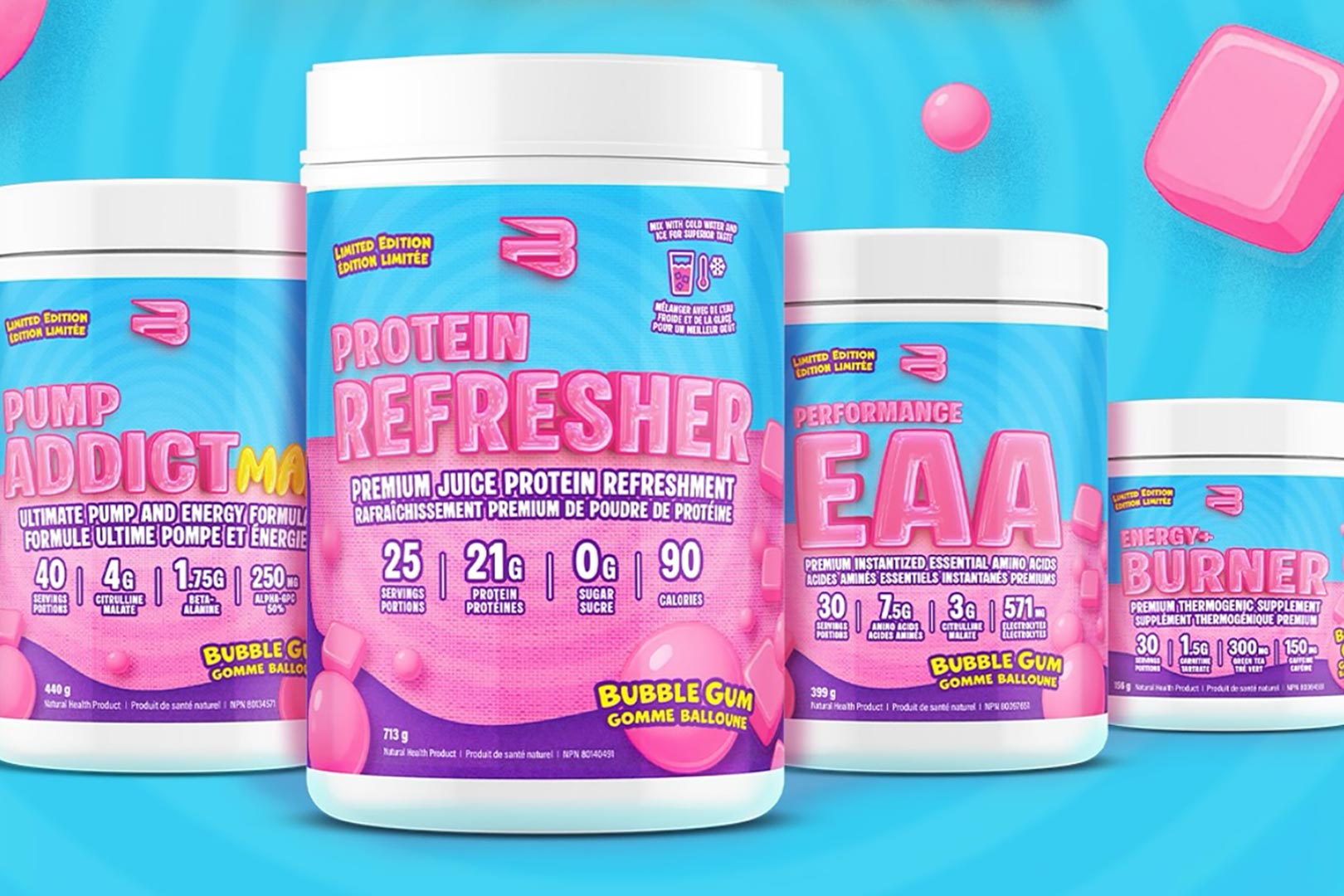 Believe Supplements Bubble Gum Series