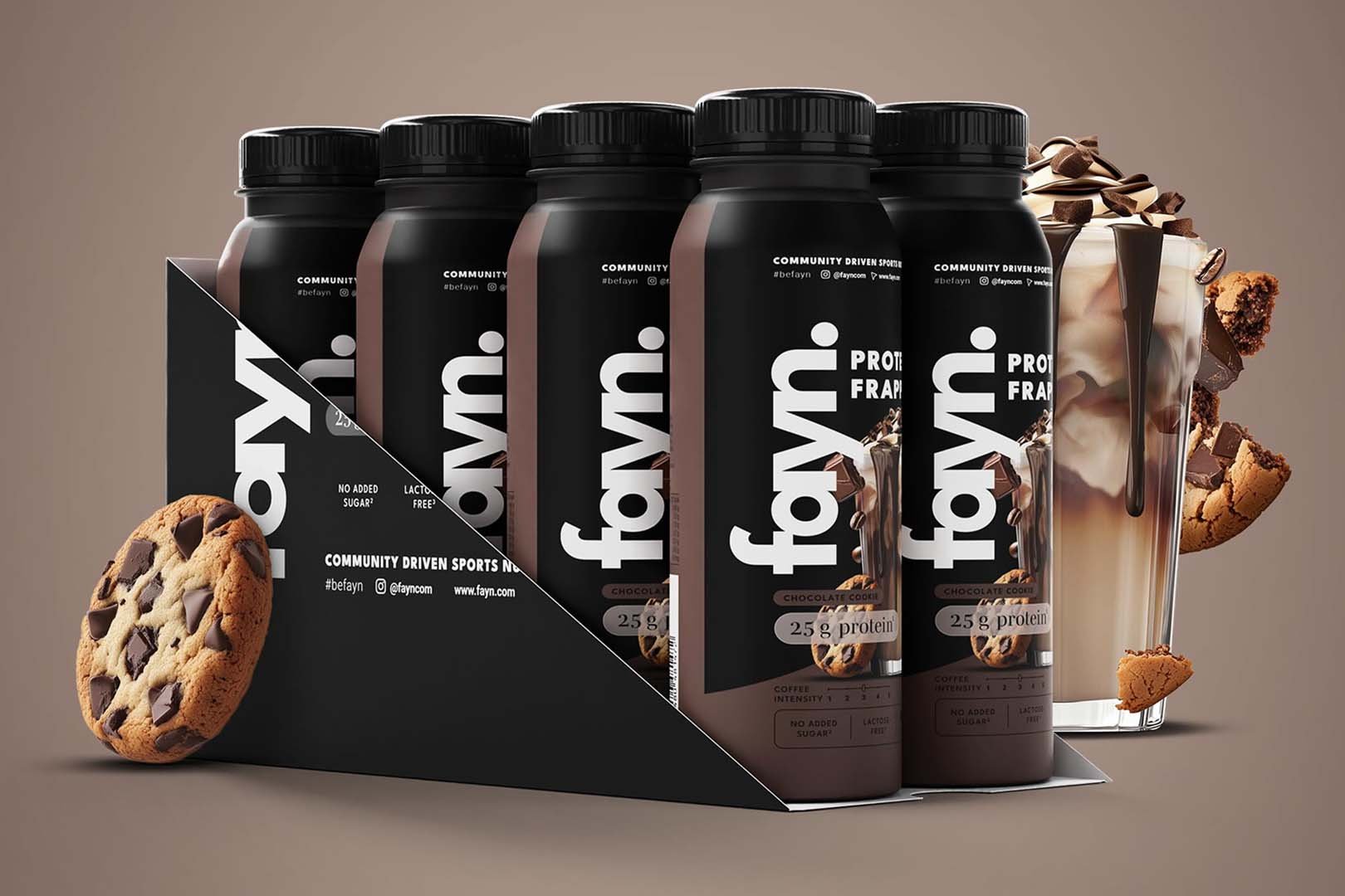 Fayn Chocolate Cookie Protein Frappe